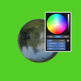 Set background color while using HDRI