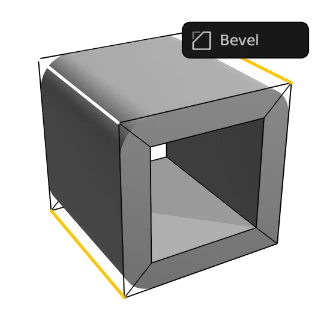 Make Bevel modifier only affect specific edges