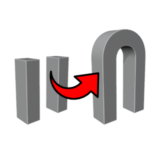 Create an arc from two edge loops