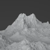 Landscape terrain with Geometry Nodes