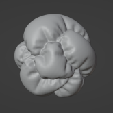 Inflated cloth sphere