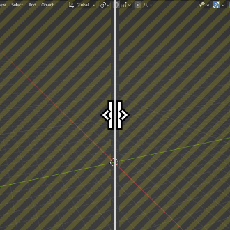 Split viewport areas