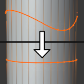 Make edge loop straight