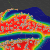 Scatter objects with weight painting